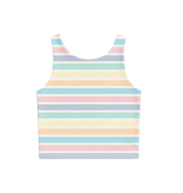 Belle Cher Belle Cher Striped Razorback Top