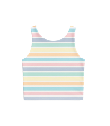 Belle Cher Belle Cher Striped Razorback Top