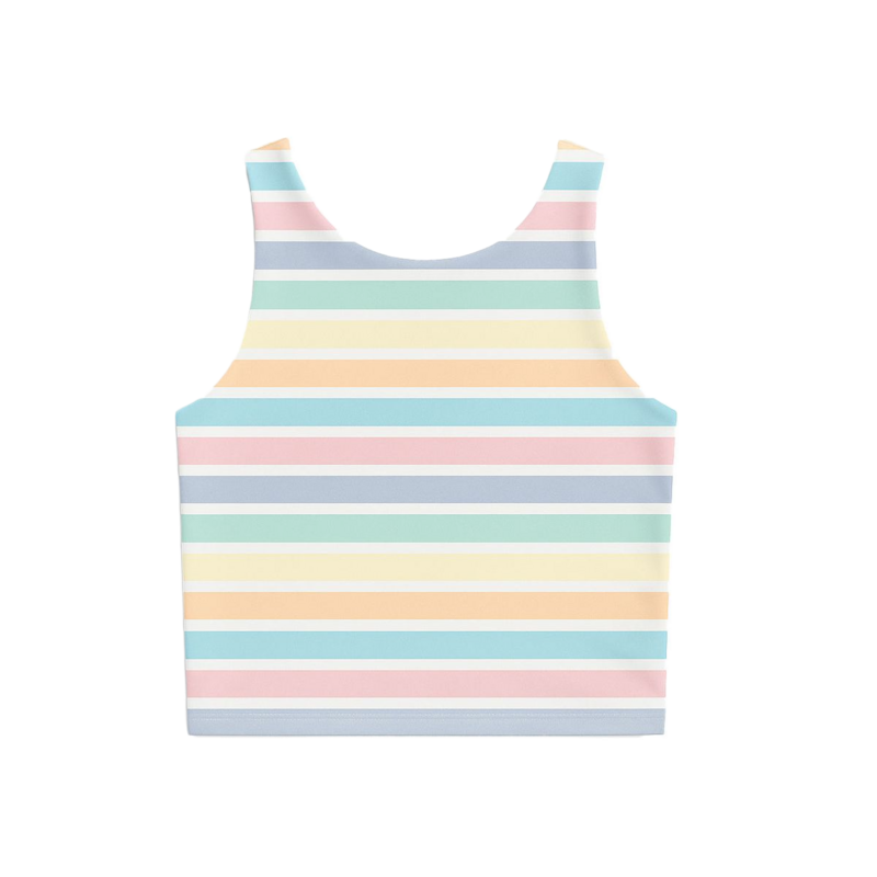 Belle Cher Belle Cher Striped Razorback Top