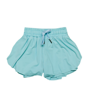 Belle Cher Belle Cher Light Blue Butterfly Shorts