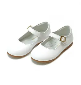 L'Amour Rebecca Special Occasion Flat - Pearlized White