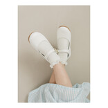 L'Amour Rebecca Special Occasion Flat - Pearlized White