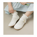 L'Amour Rebecca Special Occasion Flat - Pearlized White