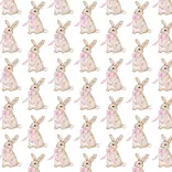 Lila + Hayes Lila + Hayes Grayson Pajama Set - Easter Bunnies Pink