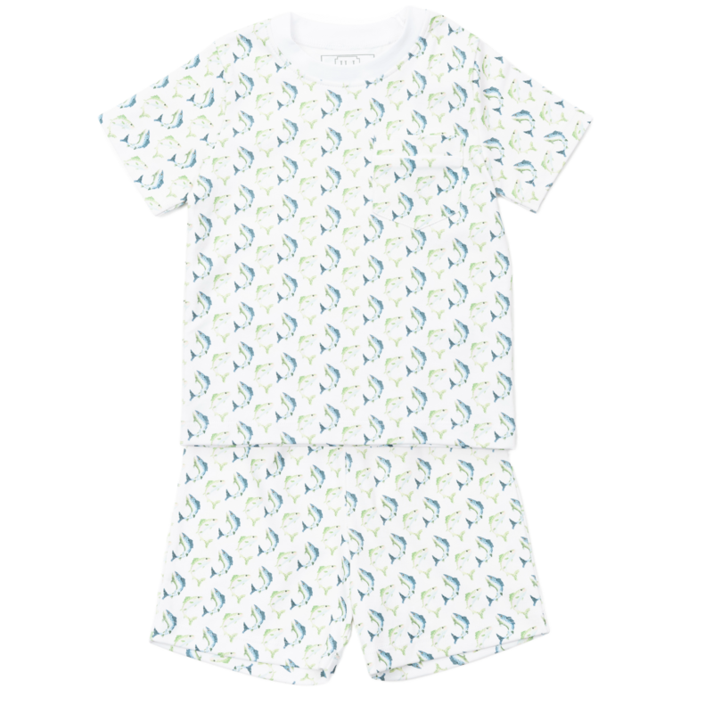 Lila + Hayes Lila + Hayes Charles Short Set - Jumping Trout