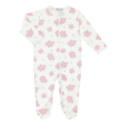 Nella Pima Nella Pima Hydrageas Zipper Footie