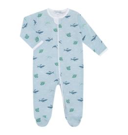 Nella Pima Nella Pima Sea  Life Zipper Footie