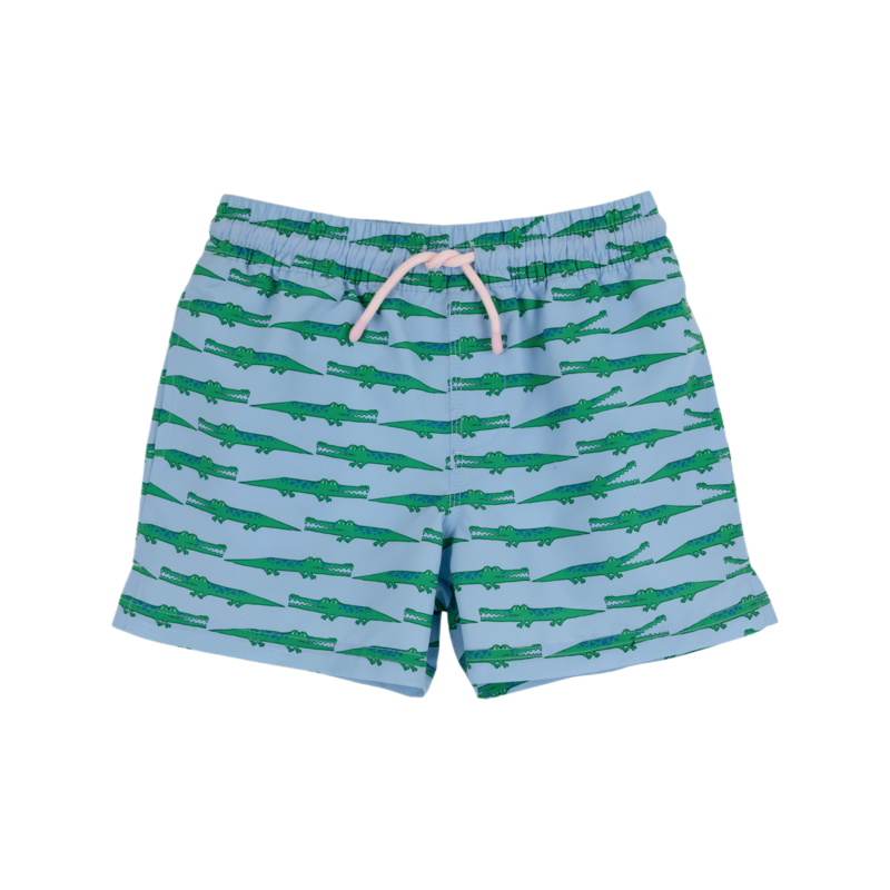 The Beaufort Bonnet Company TBBC Tortola Swim Trunks - See Ya Later Alligator