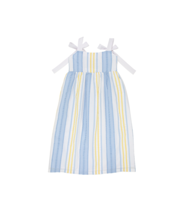 The Beaufort Bonnet Company TBBC Macie Midi Dress - SoBro Seersucker