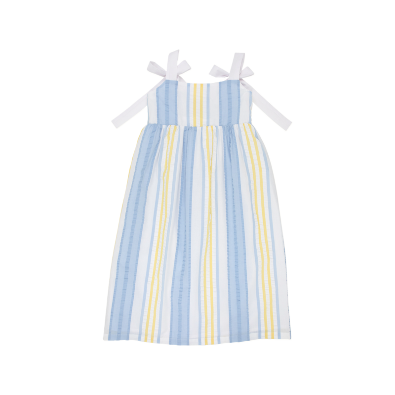 The Beaufort Bonnet Company TBBC Macie Midi Dress - SoBro Seersucker