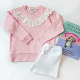 The Beaufort Bonnet Company TBBC Cassidy Comfy Crewneck - Sandpearl Pink/Worth Avenue White