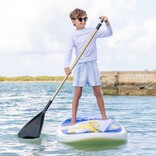 The Beaufort Bonnet Company TBBC Walker's Wave Swim Shirt - Worth Avenue White
