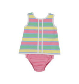 The Beaufort Bonnet Company TBBC Mary Simms Bloomer Set - Samford Stripe