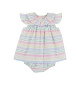 The Beaufort Bonnet Company TBBC Dorothy Day Dress - San Antonio Stripe