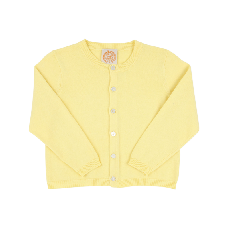 The Beaufort Bonnet Company TBBC Cambridge Cardigan - Lake Worth Yellow
