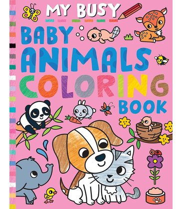 My Busy Baby Animals Coloring Book