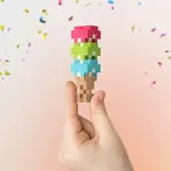 Plus Plus Plus Plus Scooops 24pc Puzzle - Birthday Cake