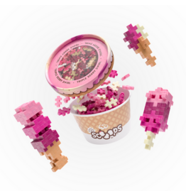 Plus Plus Plus Plus Scooops 24pc Puzzle - Triple Berry Swirl