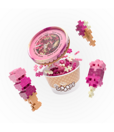 Plus Plus Plus Plus Scooops 24pc Puzzle - Triple Berry Swirl