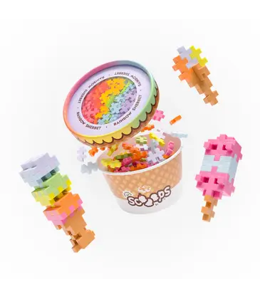 Plus Plus Plus Plus Scooops 24pc Puzzle - Rainbow Sherbet