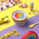 Plus Plus Plus Plus Scooops 24pc Puzzle - Rainbow Sherbet