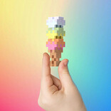 Plus Plus Plus Plus Scooops 24pc Puzzle - Rainbow Sherbet