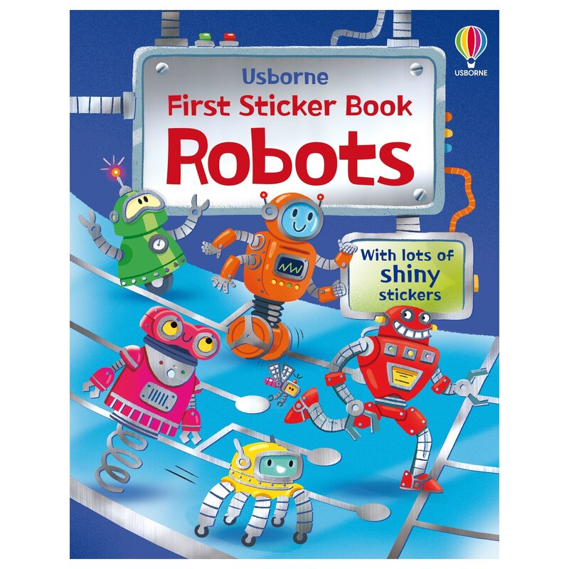 First Sticker Book: Robots