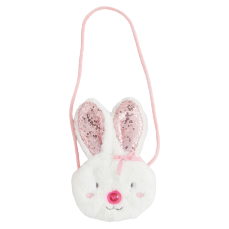 Mud Pie Mud Pie White Light Up Bunny Purse