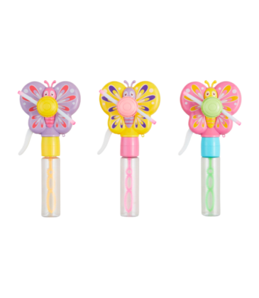 Mud Pie Mud Pie Light-Up Butterfly Bubble Fans