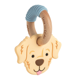 Mud Pie Mud Pie Light Golden Retriever Teether