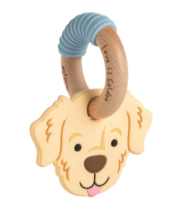 Mud Pie Mud Pie Light Golden Retriever Teether