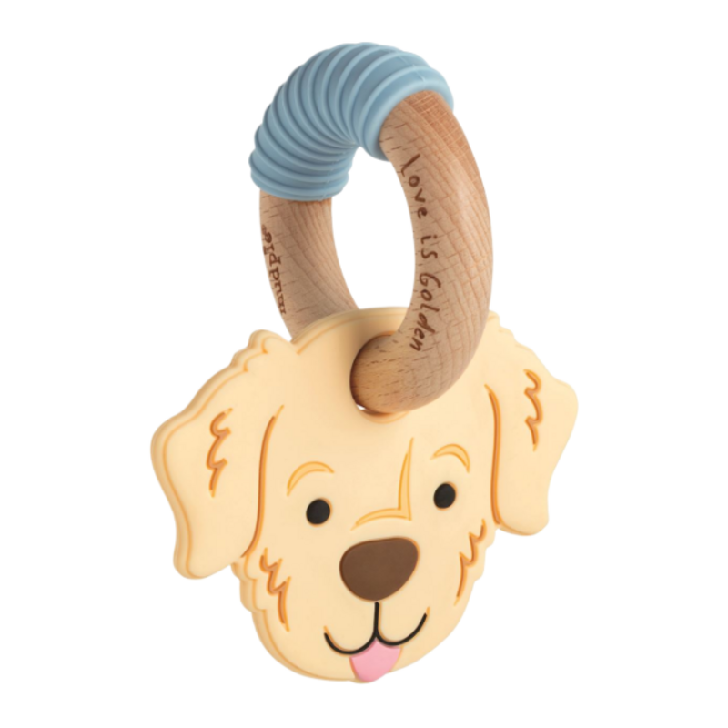Mud Pie Mud Pie Light Golden Retriever Teether