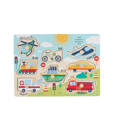 Mud Pie Mud Pie Transportation Sound Puzzle
