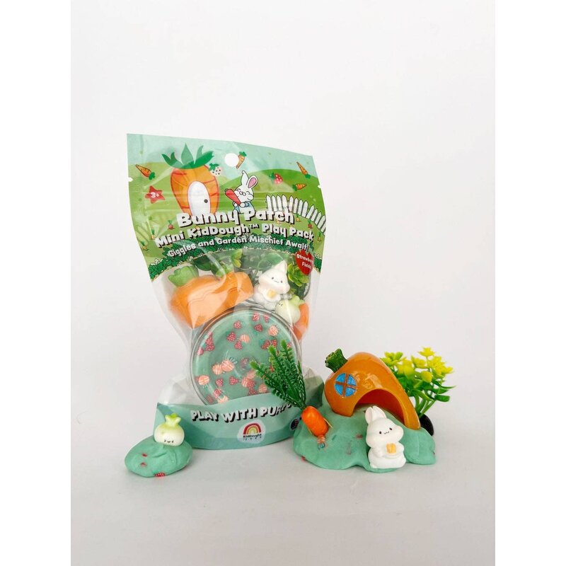 Earth Grown KidDoughs Mini Play Pack - Bunny Patch