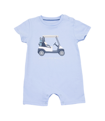 Saltwater Boys Co. Saltwater Boys Co. Golf Cart Graphic Romper