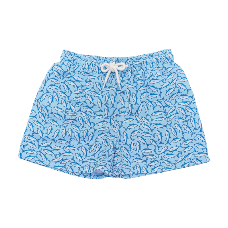 Saltwater Boys Co. Saltwater Boys Co. Blue Tuna Saint Simons Swim Trunk