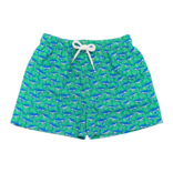 Saltwater Boys Co. Saltwater Boys Co. Green Shark Saint Simons Swim Trunk