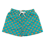 Saltwater Boys Co. Saltwater Boys Co. Teal Tropical Fish Saint Simons Swim Trunk