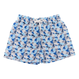 Saltwater Boys Co. Saltwater Boys Co. Blue Camo Saint Simons Swim Trunk