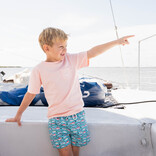 Saltwater Boys Co. Saltwater Boys Co. Aqua Fish Saint Simons Swim Trunk