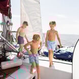 Saltwater Boys Co. Saltwater Boys Co. Aqua Fish Saint Simons Swim Trunk