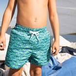 Saltwater Boys Co. Saltwater Boys Co. Green Shark Saint Simons Swim Trunk