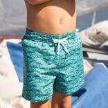 Saltwater Boys Co. Saltwater Boys Co. Green Shark Saint Simons Swim Trunk