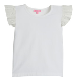 Bisby Bisby White Eyelet Tank