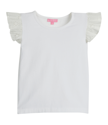 Bisby Bisby White Eyelet Tank