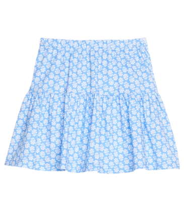 Bisby Bisby Periwinkle Block Print Sally Skort