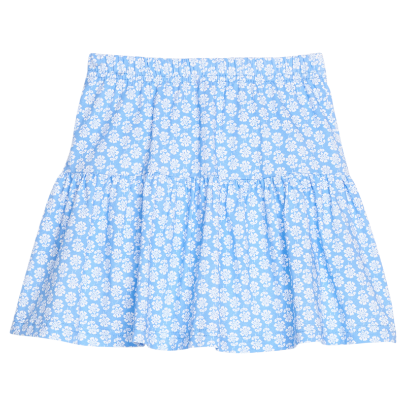 Bisby Bisby Periwinkle Block Print Sally Skort