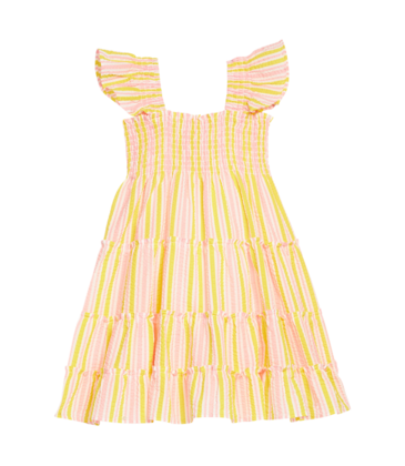 Bisby Bisby Buttercup Seersucker Twirl Dress