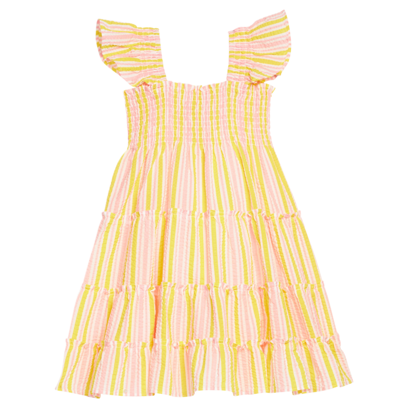 Bisby Bisby Buttercup Seersucker Twirl Dress