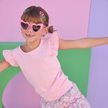 Bisby Bisby Pink Eyelet Tank